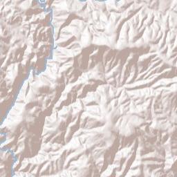 Hunter Creek Ranch Arizona Terrain Map