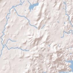 Cartersville Terrain Map