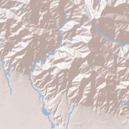 Kinneloa Mesa California Terrain Map