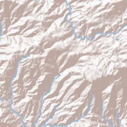 Fredalba California Terrain Map