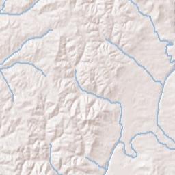 Hamilton Alabama Terrain Map