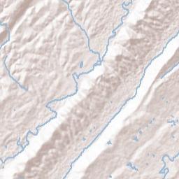 Duck Springs Alabama Terrain Map