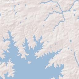 Lake Murray of Richland Terrain Map