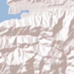 Kainan Shi Terrain Map