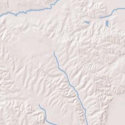 Central Arkansas Terrain Map
