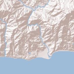 Malibu Beach California Terrain Map