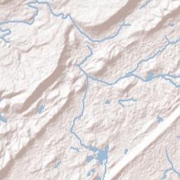 Oneonta Alabama Terrain Map