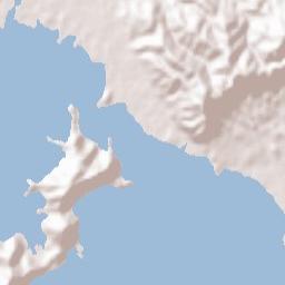 Kudamatsu Terrain Map