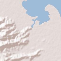 Komatsushimachō Terrain Map