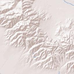 Whittier California Terrain Map
