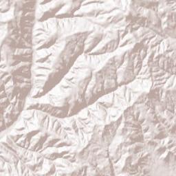 North Fork Terrain Map