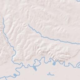 Bowen Arkansas Terrain Map