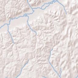 Beaverton Alabama Terrain Map