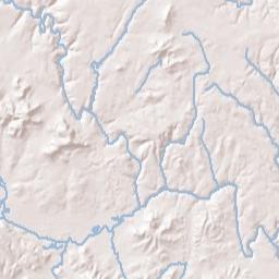 Pocahontas Alabama Terrain Map