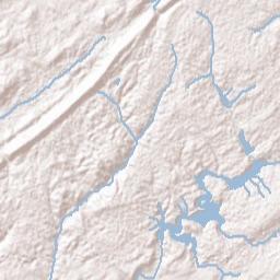 Highland Lake Alabama Terrain Map