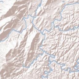 Palestine Alabama Terrain Map