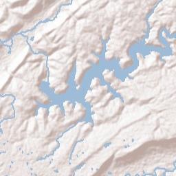 Pine Mountain Alabama Terrain Map