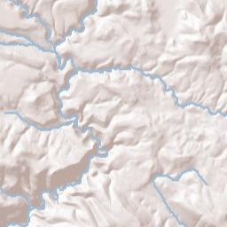 Three Forks Arizona Terrain Map