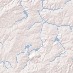 Bush St Bremen, Georgia Terrain Map