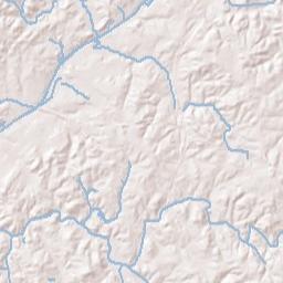 Fulton County Terrain Map