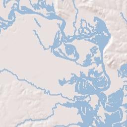 White Cliffs Arkansas Terrain Map