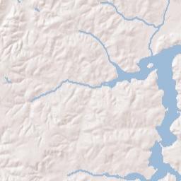 Bluff City Arkansas Terrain Map