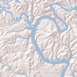 Littletons Alabama Terrain Map