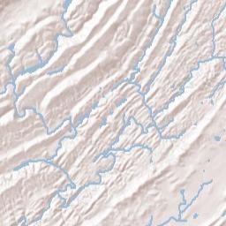 Ridgewood Estates Alabama Terrain Map