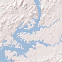 England Isle Alabama Terrain Map