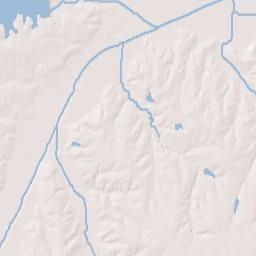 Fannin County Terrain Map