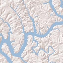 Driftwood Alabama Terrain Map