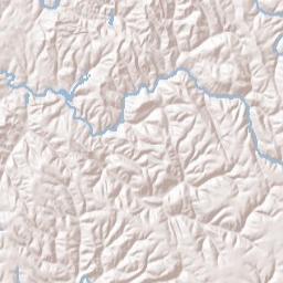 Hoagtown Alabama Terrain Map