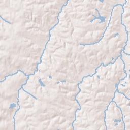 Columbia County Terrain Map