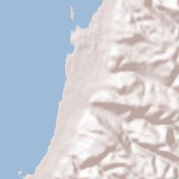 Ghazieh Terrain Map