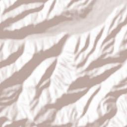 Buzen-shi Terrain Map