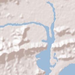 Kōchi Terrain Map