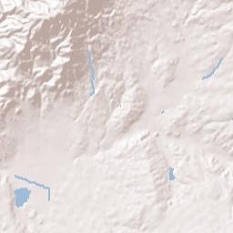 Cahuilla California Terrain Map