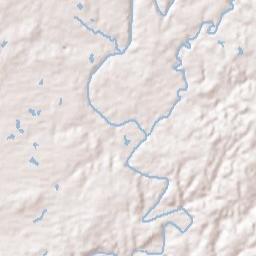 Skelton Bend Estates Alabama Terrain Map