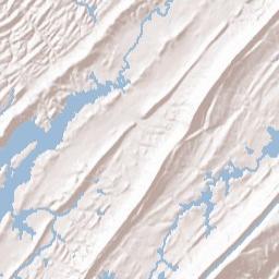 Bridgeton Alabama Terrain Map