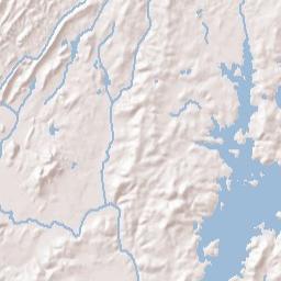 New London Alabama Terrain Map