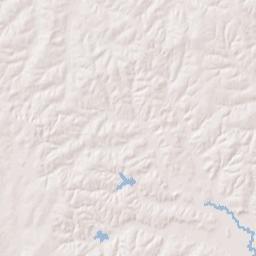 Glenville Arkansas Terrain Map