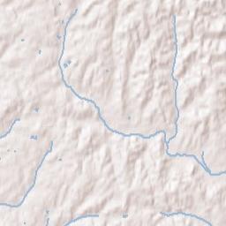 Lubbub Alabama Terrain Map