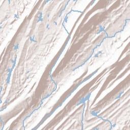 Shoal Creek Terrain Map