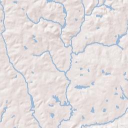 Fayette County Terrain Map