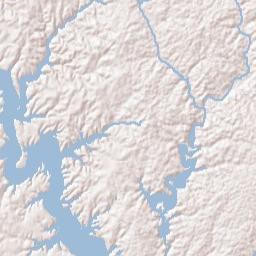 Mariners Cove Alabama Terrain Map
