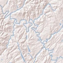 Pattersontown Alabama Terrain Map