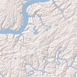 Peterson Alabama Terrain Map
