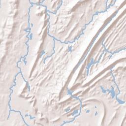 Saginaw Alabama Terrain Map