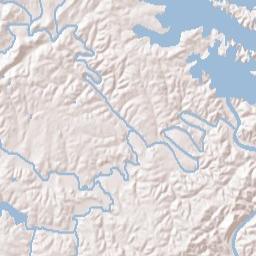 Cragford Alabama Terrain Map