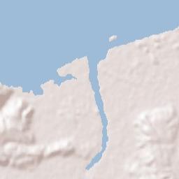 Ōita Terrain Map